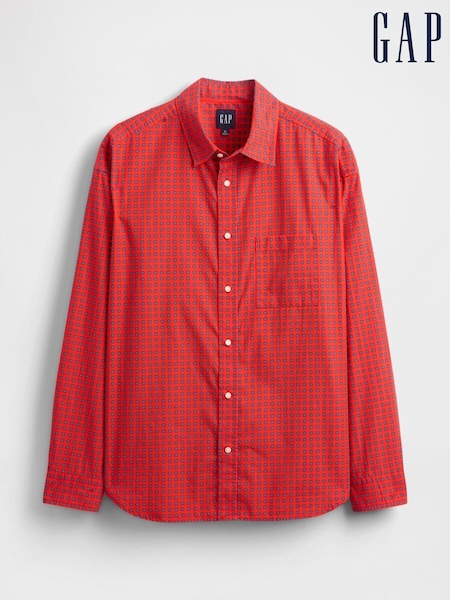 Gap Red DÔEN Poplin Big Shirt (H11964) | £65