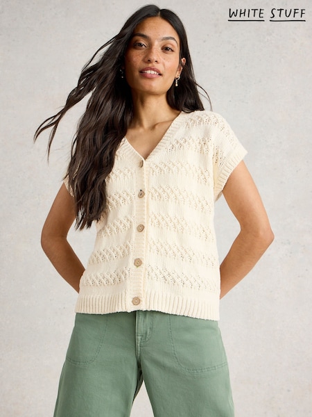 White Stuff White Tessa 100% Organic Cotton Tank (H12050) | £55