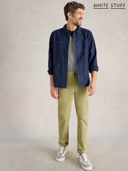 White Stuff Green Sutton Organic Chinos Trousers (H12063) | £50