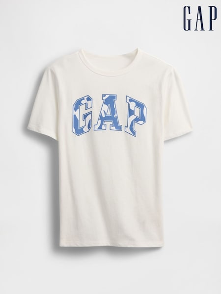 Gap White Logo T-Shirt (4-13yrs) (H12096) | £10