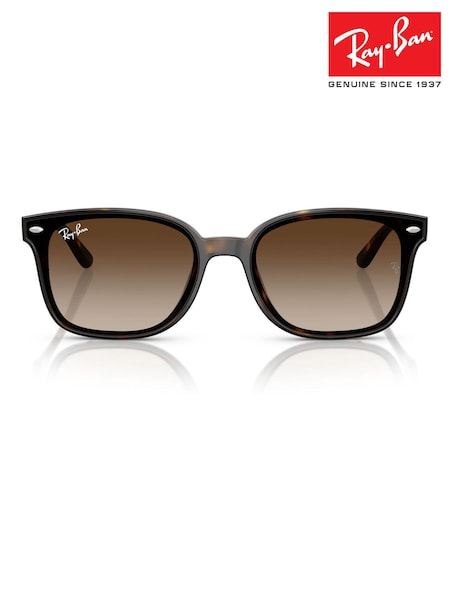 Ray Ban Rectangle Brown Sunglasses (H12256) | £139
