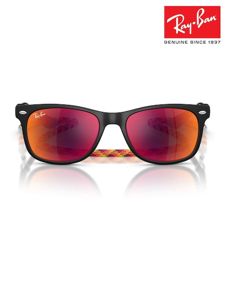 Ray Ban Junior New Wayfarer Square Black Sunglasses (H12261) | £80
