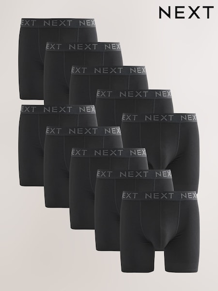 Black Long Leg Trunk Boxers (H12284) | £46