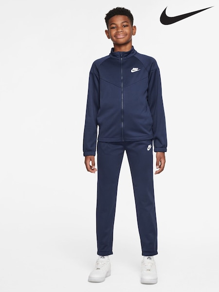 Nike Midnight Navy Dri-Fit Poly Zip Through Tracksuit (H12412) | £50
