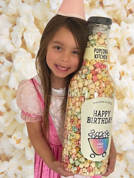 Popcorn Kitchen Giant Happy Birthday Rainbow Popcorn Gifts (H12469) | £24
