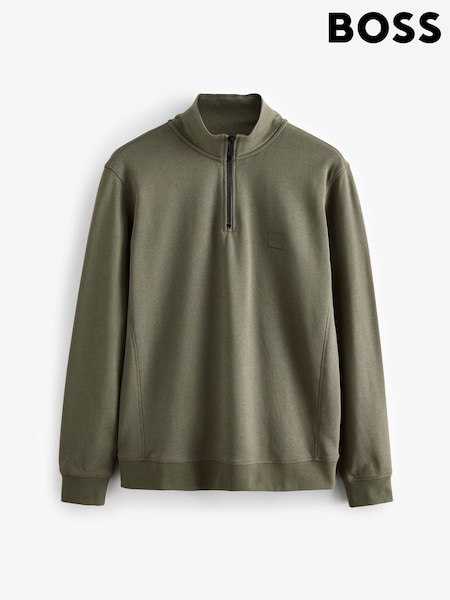 BOSS Green Zetrust Quarter Zip Sweat Top Jumper (H12635) | £129