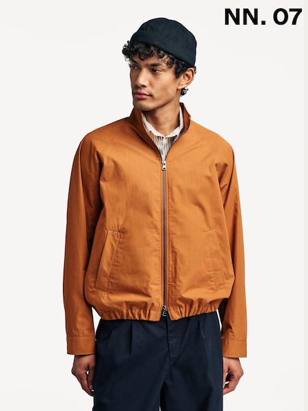 NN.07 Orange Dave Zip Up Track Jacket (H12683) | £275