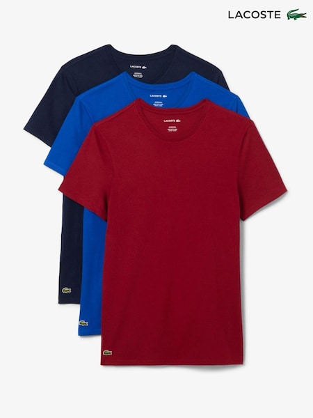 Lacoste Multi 3 Pack T Shirts (H12832) | £42
