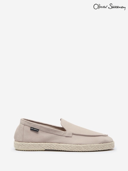 Oliver Sweeney Nude Calf Suede Espadrilles Shoes (H12887) | £119
