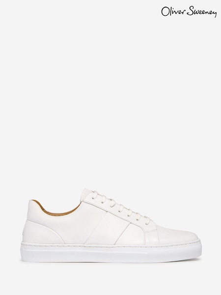 Oliver Sweeney Leather Cupsole White Trainers (H12889) | £179