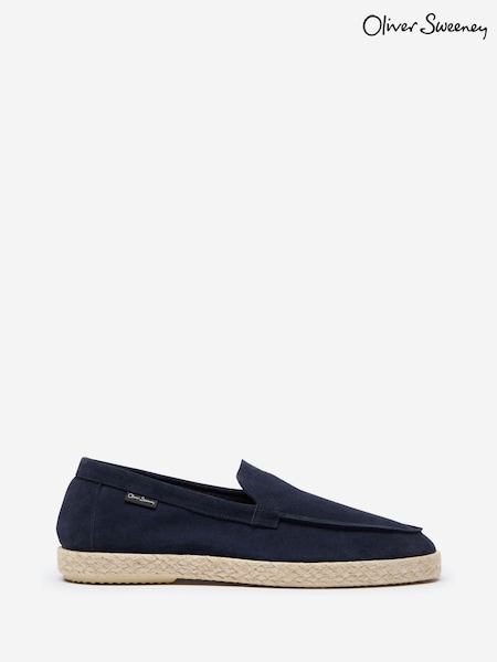 Oliver Sweeney Blue Calf Suede Espadrilles Shoes (H12892) | £119