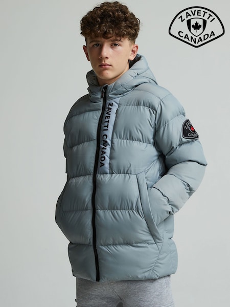 Zavetti Canada Junior Grey Gattalini Puffer Jacket (H12916) | £85