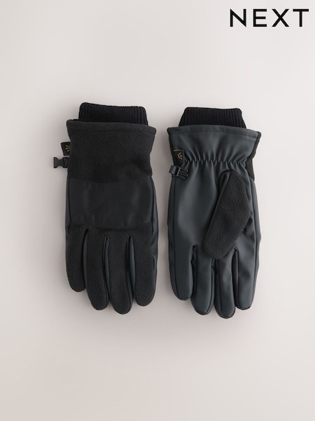 Black Fleece Gloves (H12925) | £22