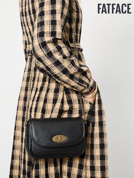 FatFace Lottie Black Lock Crossbody Bag (H12977) | £65.50