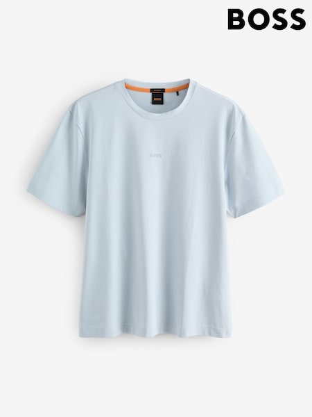 BOSS Blue Chrome Relaxed Fit TChup Logo T-Shirt (H12990) | £45