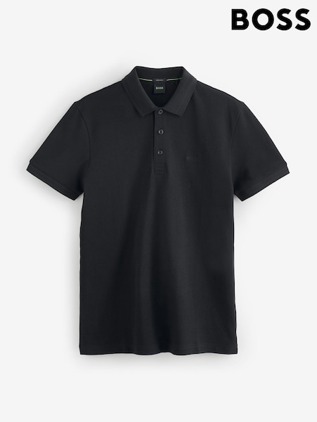 BOSS Black Regular Fit Paddy Tipped Collar Polo Shirt (H12997) | £89