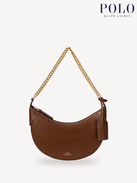 Polo Ralph Lauren Brown Small Cross-Body Bag (H13134) | £385