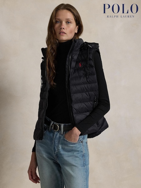 Polo Ralph Lauren Black Insulated Gilet (H13141) | £285