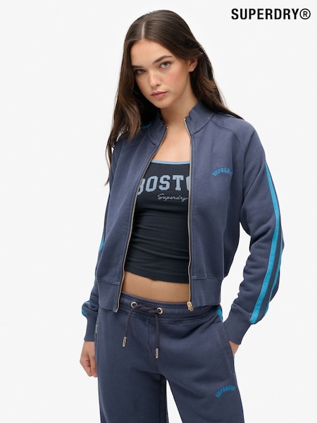 Superdry Blue Essential Logo Jacket (H13230) | £50