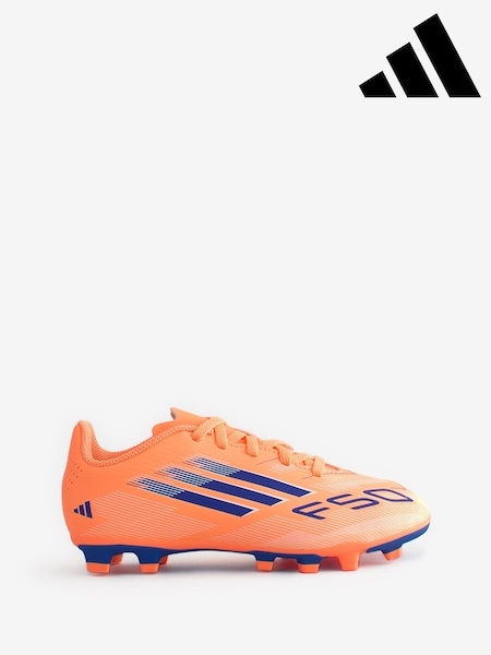 adidas Orange Kids F50 Club Firm/Multi-Ground Boots (H13345) | £35