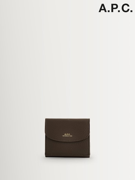 A.P.C. Brown Trifold Geneve Wallet (H13452) | £216