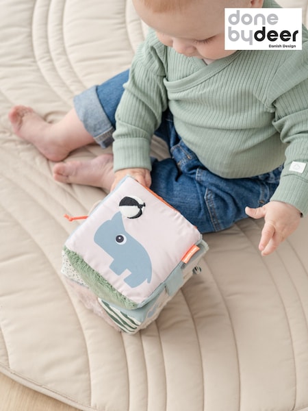 Done by Deer Blue Fold Out Sensory Deer Friends Cube (H13466) | £35