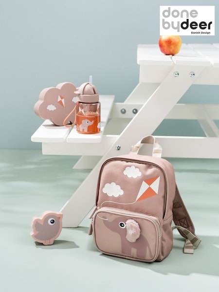 Done by Deer Pink Kids Canvas Backpack (H13468) | £30