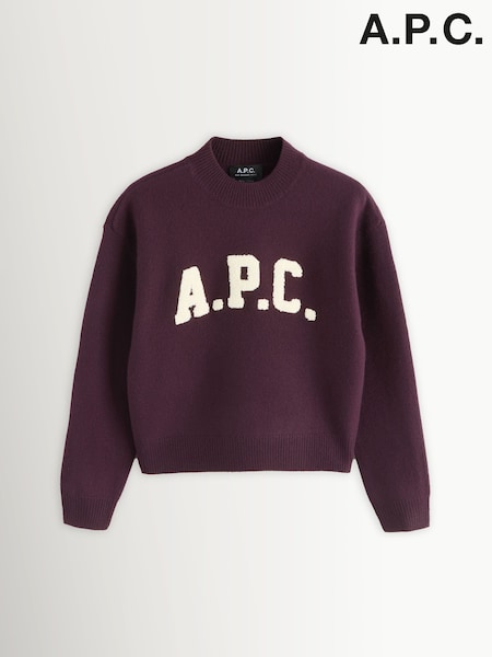A.P.C. Red Jada Knit Jumper (H13623) | £255