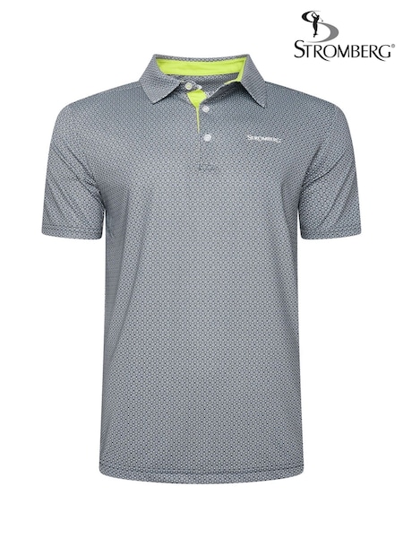 Stromberg Mens Darlington Golf Grey Polo Shirt (H13963) | £35