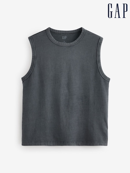 Gap Black Sleeveless Muscle Vest Top (H13983) | £25