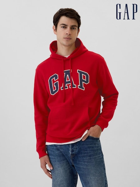 Gap Red Relaxed Logo Hoodie (H13999) | £35