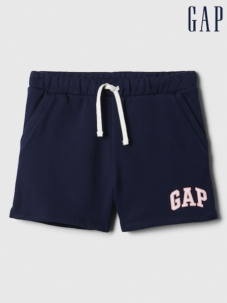 Gap Navy Blue Logo Pull On Shorts (4-13yrs) (H14014) | £14