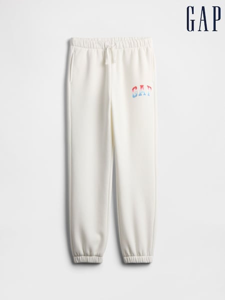 Gap Cream Vintage Logo Joggers (4-13yrs) (H14018) | £18