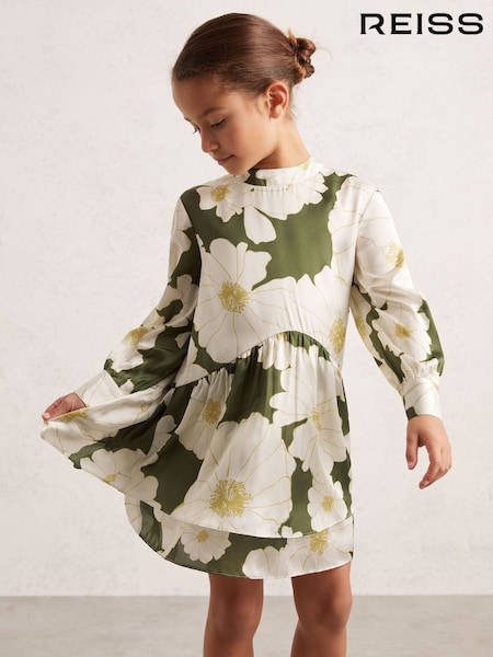 Reiss Green Daisy Dress (H14126) | £71