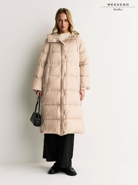 Weekend MaxMara Cream NOVAK Quilted Coat (H14193) | £710