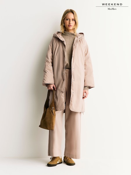 Weekend MaxMara Cream BANFY Quilted Coat (H14197) | £555