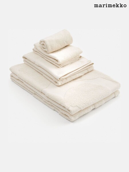 Marimekko Cream Unikko Solid Towel (H14369) | £23 - £47