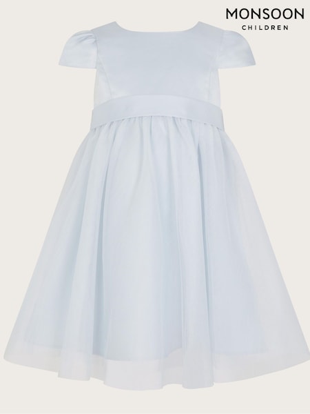 Monsoon Blue Baby Tulle Bridesmaid Dress (H14384) | £35 - £40