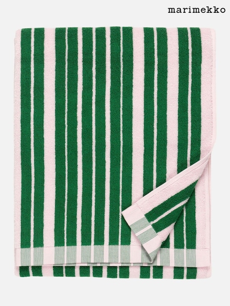 Marimekko Green Raide Towel (H14448) | £23 - £47