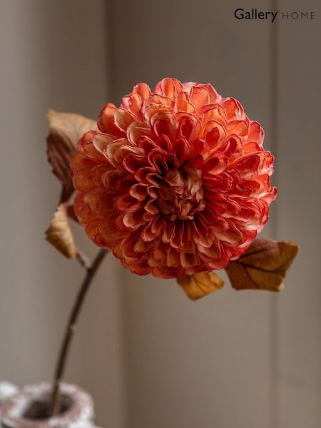 Gallery Home 6 Pack Orange Faux Stem Dahlias (H14660) | £36