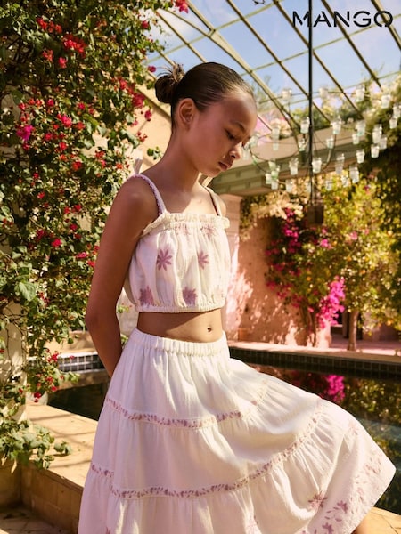 Mango Cream Scarlett Skirt (H14732) | £28