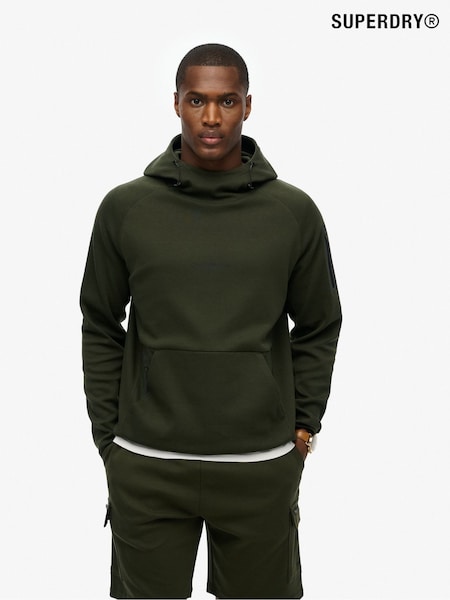 Superdry Green Tech Logo Loose Hoodie (H14943) | £60