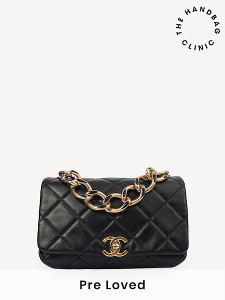 CHANEL Flap Shoulder Black Bag (H15016) | £4,790