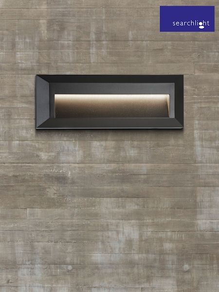 Searchlight Grey Horizon Outdoor Slim Rectangle Wall Light (H15073) | £23