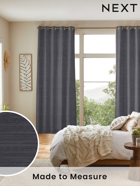 Graphite Grey Ire Made to Measure Curtains (H15299) | £100