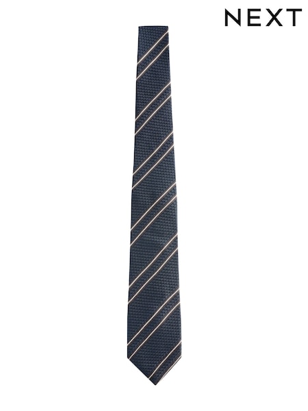 Navy Signature Silk Tie (H15384) | £35