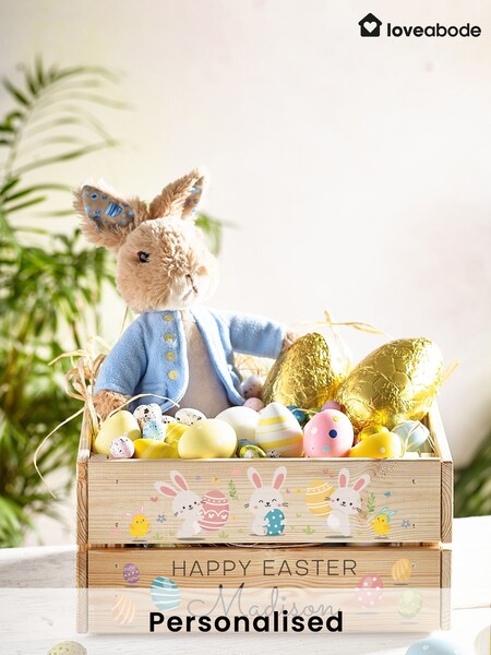 Personalised Easter Crate - Storage Box by Loveabode (H15393) | £29