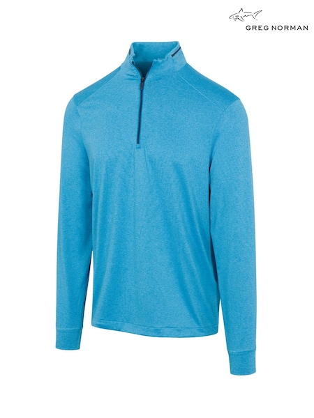 Greg Norman Mens Leaderboard Ultra-Stretch Quarter Zip Golf Mid Layer Sweatshirt (H15421) | £40