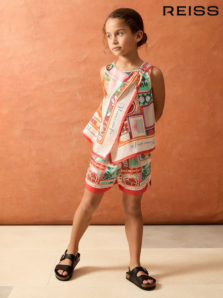 Reiss Multi Tia SmileyWorld | Reiss Motif-Print Top (H15614) | £50