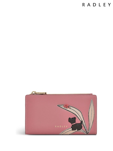 Radley Medium Pink The Tales Of Spring Ziptop Purse (H15693) | £79